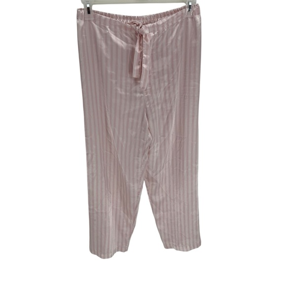 Victoria’s Secret Pajama Set Size Small 2 Piece Satin Pants Pullover Top Pink - Picture 10 of 10